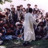 Afghanistan: Kuchi man dancing - a Kuchi is a transhumant or nomadic pastoralist - photo by Anne Dinnan