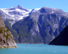 Alaska's Inside Passage - Tracy Arm Fjord: mountains and cliffs - leaving (photo by Robert Ziff)