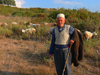Apollonia, Fier County, Albania: old shepherd from the village of Pojan - photo by J.Kaman