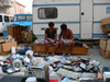 Shengjin, Lezh county, Albania: Albanian Gypsies in junk paradise - photo by J.Kaman