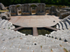 Butrint, Sarand, Vlor County, Albania: the Roman theatre from the last row - UNESCO World Heritage Site - photo by J.Kaman