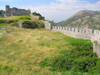 Albania / Shqiperia - Shkodr/ Shkoder / Shkodra: ramparts - walls - Rozafa fortress - photo by J.Kaman