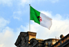 Oran, Algeria / Algrie: Algerian flag at the City Hall - Place du 1er Novembre - photo by M.Torres |  drapeau algrien - Mairie d'Oran - Place du 1er Novembre 1954 - Plaza de Armas