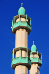 Algrie - Bjaa / Bougie / Bgayet - Kabylie: minarets - mosque - Rue de la Libert - photo par M.Torres