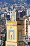 Algeria / Algrie - Bejaia / Bougie / Bgayet - Kabylie: Sidi Soufi mosque - minaret with elegant tiles | mosque Sidi Soufi - minaret orne de carreaux de mosaque d'un trs bel effet - photo by M.Torres