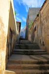 Algeria / Algrie - Bejaia / Bougie / Bgayet - Kabylie: narrow street in the kasbah | casbah - ruelle - photo by M.Torres