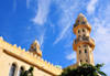 Algeria / Algrie - Bejaia / Bougie / Bgayet - Kabylie: Sidi El Mouhoub mosque - minarets and sky | Mosque Sidi El Mouhoub - minarets et ciel - photo by M.Torres