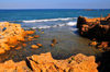 Tipaza, Algrie: small cove east of the port | petite anse - photo par M.Torres