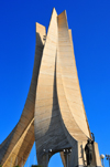 Algiers / Alger - Algeria: Monument of the Martyrs of the Algerian War, in Arabic Maquam EChahid | Monument des martyrs de la guerre d'Algrie - en arabe Maquam El Chahid - photo by M.Torres