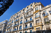 Alger - Algrie: architecture coloniale - faade imposante - Rue Didouche Mourad, ex-rue Michelet - Alger la Blanche - photo par M.Torres