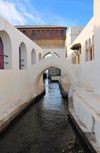 Sidi Fredj / Sidi-Ferruch - Wilaya d'Alger - Algrie: canal et pont vnitiens - architecte Fernand Pouillon - photo par M.Torres