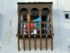 Sidi Fredj / Sidi-Ferruch - Wilaya d'Alger - Algrie: wooden balcony @@@@@@ balcon en bois - photo par M.Torres