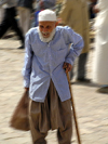 Algrie - M'zab - Ghardaa wilaya: vieil homme - Ghardaia - photographie par J.Kaman