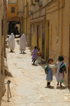 Algrie - M'zab - Ghardaa wilaya: ruelle de Ghardaia - photographie par J.Kaman