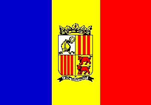 Principality of Andorra / Principat d'Andorra / Principaut d'Andorre - flag