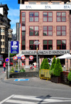 Andorra la Vella, Andorra: BPA - Banca Privada d'Andorra - bank HQ - private banking and offshore accounts are at the core of the Pincipality's economy - Plaa Rebs - photo by M.Torres