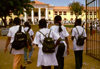 Angola - Luanda - students enter Salvador Correia high-school - estudantes no liceu Liceu Salvador Correia - images of Africa by F.Rigaud