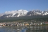 Argentina - Ushuaia (Tierra del Fuego, Antartida e Islas del Atlantico Sur province):  town and mountains (photo by N.Cabana)