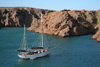 Argentina - Caleta Horno - Baha Gil (Chubut Province): sailing boat 'Notre Dame des Flots' - photo by C.Breschi