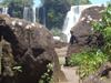 Argentina - Iguazu Falls - rocks and the falls - images of South America by M.Bergsma