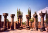 Armenia - Zvartnots, Armavir province: ruins of the temple built by Catholicos Nerses III (VII century) UNESCO world heritage site - photo by M.Torres