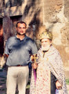 Bjni: meeting the Armenian clergy - aged 83 he never went further than 10 km from here