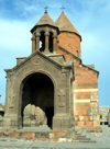 Armenia - Khor Virap, Ararat province: the monastery - porch of Astvatsatsin Church - photo by A.Ishkhanyan