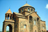 Armenia - Echmiatzin, Armavir province: Church of martyr St Hripsime - sixteen-facet cupola - UNESCO world heritage site - photo by S.Hovakimyan