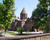 Armenia - Echmiatzin, Armavir province: Cathedral of St. Echmiatzin, the oldest in the world, founded in 303 AD - from outside the walled compound - UNESCO world heritage site - photo by S.Hovakimyan