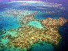 Australia - Australia - Great Barrier Reef (Queensland): the coral reef from the air - photo by Angel Hernandez