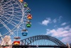 Australia - Sydney: Luna Park and Harbour bridge (photo by  Picture Tasmania/Steve Lovegrove)