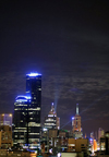 Australia - Melbourne: CBD at night - skyline - Rialto Towers - photo by Luca Dal Bo