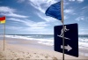 Australia - Gold Coast (Queensland): surf area sign - photo by  Picture Tasmania/Steve Lovegrove