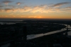 Australia - Melbourne (Victoria): Sunset over the Yarra River - photo by R.Zafar