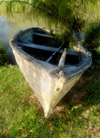 Albany (WA):Abandoned Rowboat on Pond - photo by B.Cain