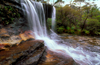Blue Mountains, New South Wales, Australia: Weeping Rock waterfall, near Leura - photo by G.Scheer
