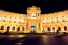 Austria / sterreich -  Vienna: Austrian National Library / sterreichische Nationalbibliothek - nocturnal (photo by M.Torres)