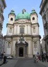 Austria / sterreich -  Vienna: Church of St.Peter - Peterskirche (photo by J.Kaman)