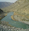 Aras river - Nakichevan - Iran border - GFDL