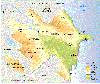 Azerbaijan: topography