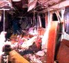 metro car after 1995 incident - Baku - Azerbaijan