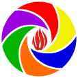A to Z of Azerbaijan - logo - flame and Travel-Images.com symbol