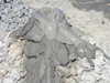 Azerbaijan - Gobustan / Qobustan / Kobustan: mud volcano - several layers of mud - photo by Fiona MacLachlan
