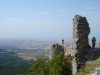 Chirag Gala / Ciraq Qala - Davachi rayon, Azerbaijan: view from the castle ruins - photo by F.MacLachlan