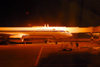 Azerbaijan - Baku: AZAL Azerbaijan Airlines Boeing 757-22L - Baku airport, Geydar Aliyev - GYD, at night - photo by Miguel Torres