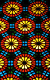 Azerbaijan - Baku: Martyrs mosque - stained glass work known as 'shebeke' - photo by Miguel Torres