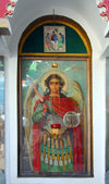 Azerbaijan - Baku: Russian Orthodox Church of Archangel Michael - the Saint's icon - photo by Miguel Torres