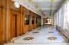 Azerbaijan - Baku: Muslim Magomayev State Philarmony /  philharmonic - architect G.Termikelov - foyer - atrium - lobby - Istiglaliyyat Street - photo by M.Torres