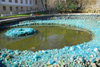 Azerbaijan - Baku: fountain with glass shards - near the philharmonic - photo by Miguel Torres