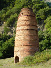 Azerbaijan - Ilisu, Qax rayon - 'beehive' old brickworks - photo by F.MacLachlan